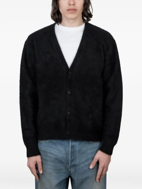 STEIN brushed-knit cardigan Black ST1472BLACK