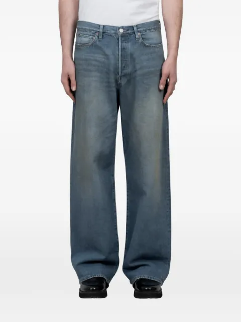STEIN faded-effect wide-leg jeans Blue ST1391INDIGO