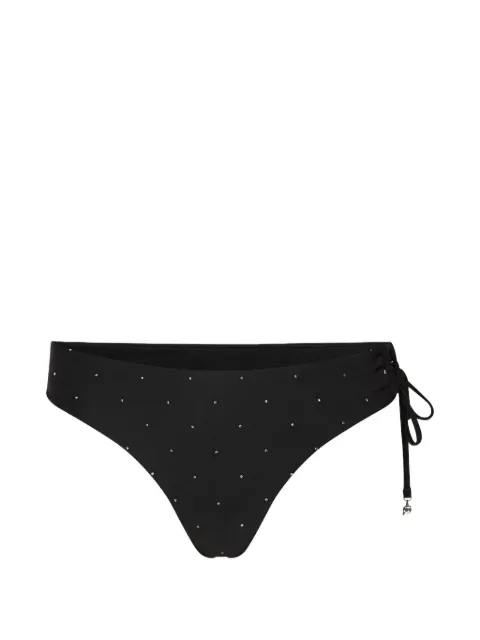 Karl Lagerfeld Ikon rhinestone bikini bottoms Black B1W46053999