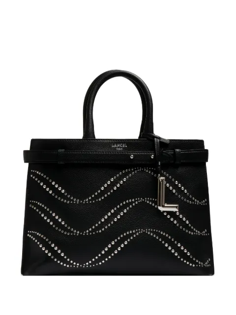 Lancel Faubourg de Lancel stud-embellished shoulder bag Black A14026