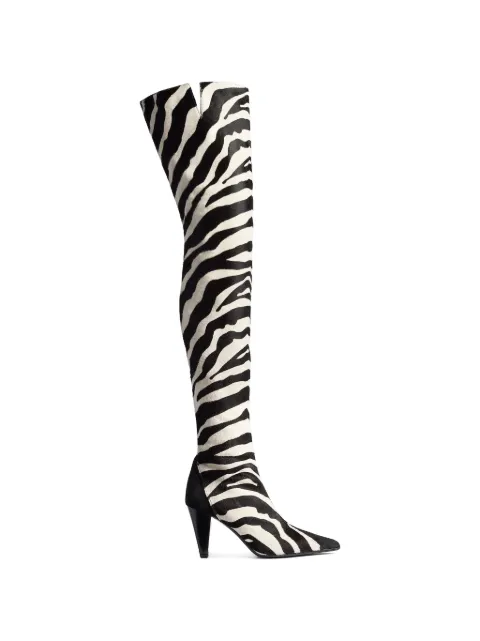 KHAITE Harvey over-the-knee high boots White F1119997294