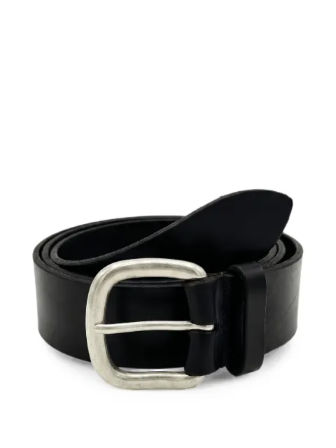 Orciani Bull Soft buckled leather belt Black U08269