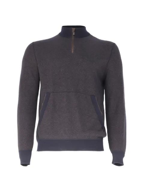 Ermenegildo Zegna Vintage half-zip sweater Blue RFCPUUSCL721113M