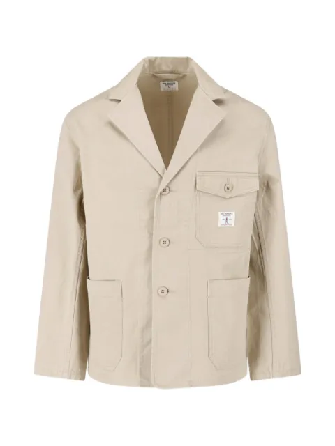 Roy Rogers logo-patch jacket Neutrals RRW035CQ412366