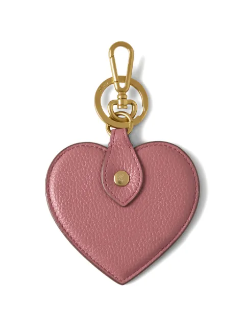 Mulberry heart-motif keyring Pink RK6003205J647