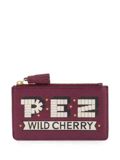 Anya Hindmarch Pez calf leather card case Purple 200936