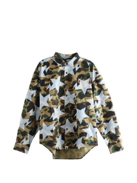 A BATHING APE® Sta camouflage-print shirt Neutrals 1M30131303