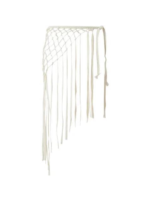 PALMACEA fringed skirt Neutrals 218261644