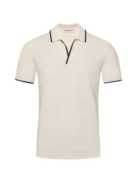 Orlebar Brown polo-collar T-shirt Neutrals 281854