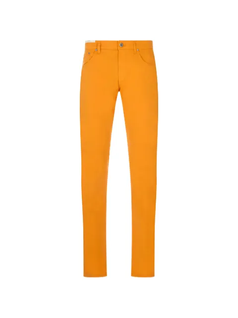 PT Torino logo-patch chino pants Orange PP05Z0PU48T0
