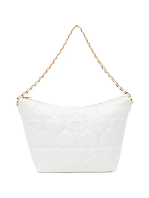 APEE™ by *A BATHING APE® heart-quilted shoulder bag White AS288A6