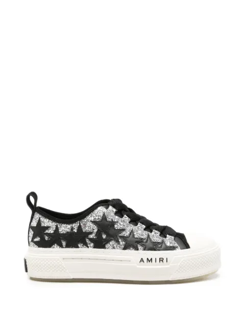 AMIRI Glitter Stars Court sneakers Silver AW426SN0050025