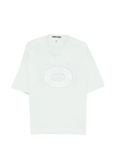 C.P. Company logo-embroidered T-shirt Blue 20CMTS220A005697O804