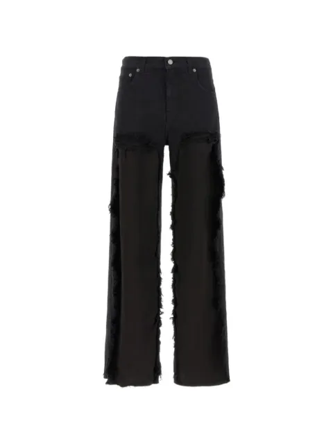 Haikure frayed distressed jeans Black HEW03330GF181PX
