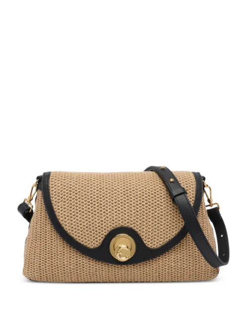 Coccinelle Nikila Straw shoulder bag Neutrals E1UA0120101