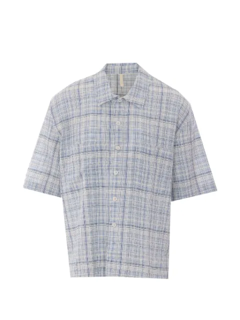 Sunflower Adam checked shirt Blue 1293210