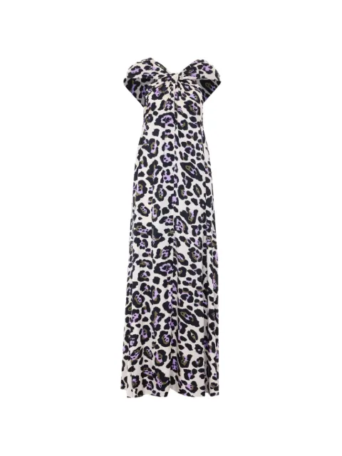 Essentiel Antwerp Jaycee A-line halterneck maxi dress Multicolour JAYCEE