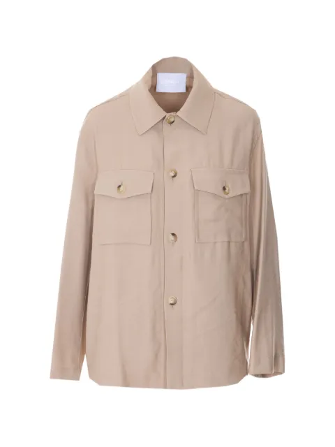 DONDUP flap-pocket shirt Neutrals DC494IF0049DXXX
