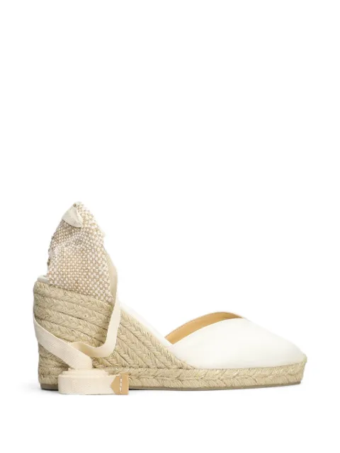 Castañer wedge espadrilles White 026102
