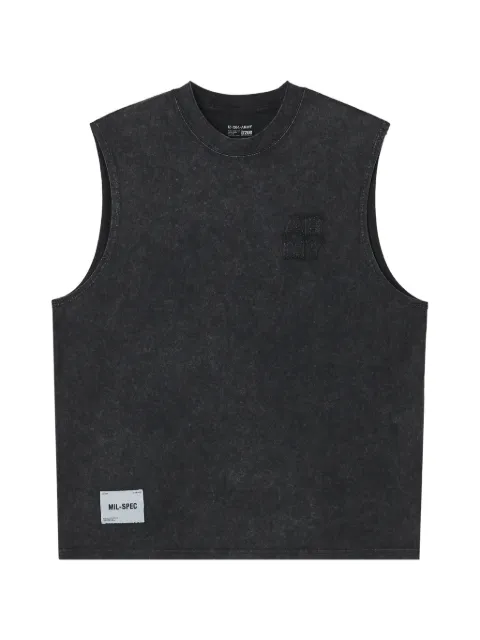 izzue acid-wash logo-print T-shirt Grey IZXVTM00654X