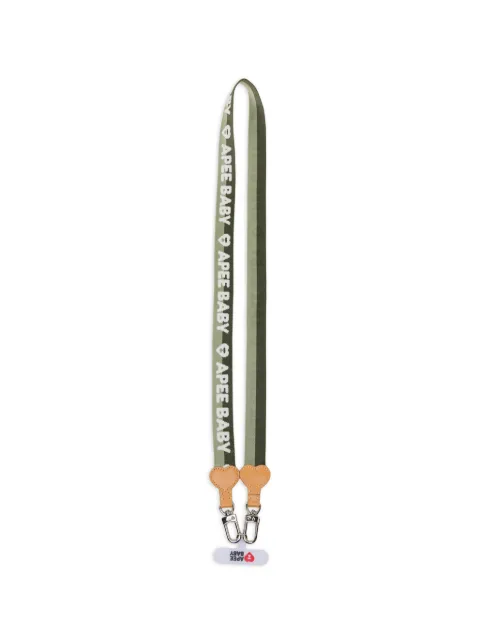 APEE™ by *A BATHING APE® logo-print phone lanyard Green 0PXACAS318A6QKHX00F