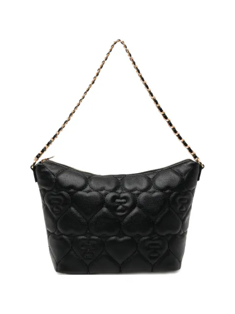 APEE™ by *A BATHING APE® heart-quilted shoulder bag Black AS288A6