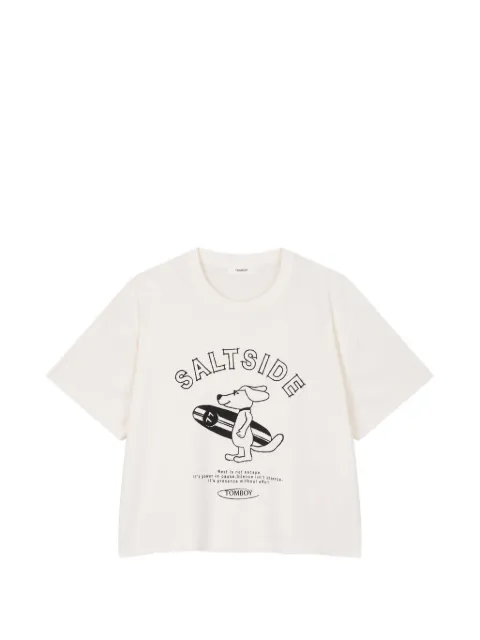 TOMBOY graphic-print T-shirt Neutrals 9106252210