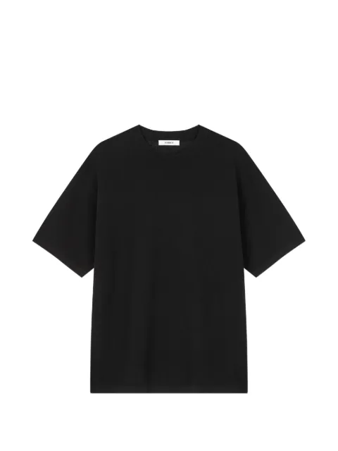 TOMBOY logo-print short-sleeve T-shirt Black 9106252211