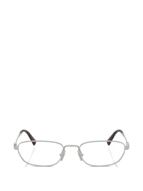 Miu Miu Eyewear rectangle-frame glasses Silver MU52ZV