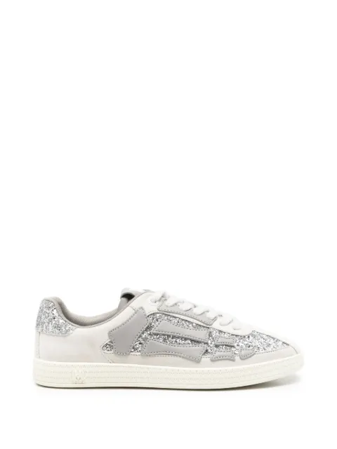 AMIRI Pacific Bones glitter-embellished sneakers Neutrals AW426SN01500CS