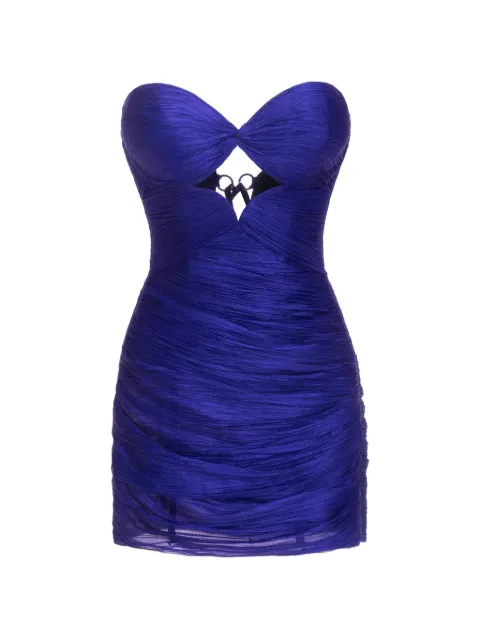 Maria Lucia Hohan Saeeda cutout mini dress Blue SAEEDAMINI