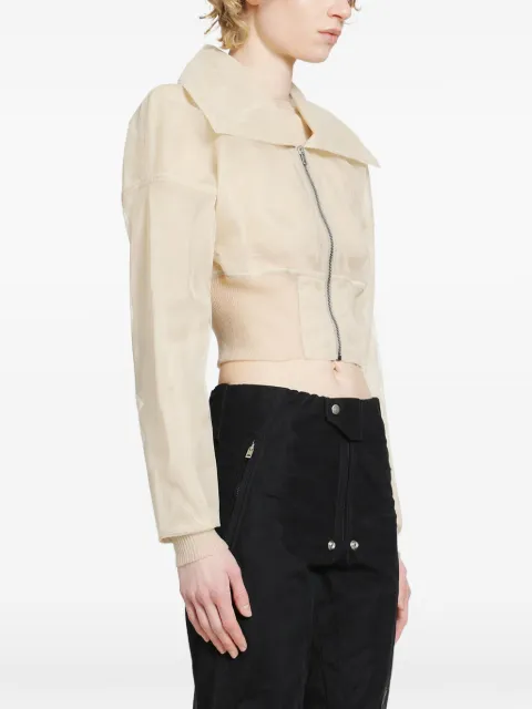 Rick Owens Dracucollar jacket Neutrals RO01F6780TUSL