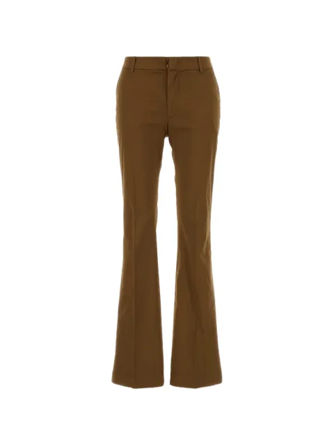 PT Torino Elsa flared trousers Brown CDVTELZ00STDSR75