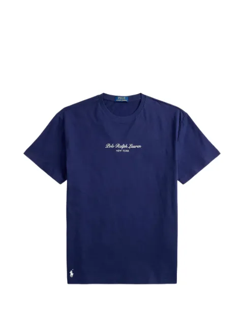 Polo Ralph Lauren logo-print T-shirt Blue 710B26090003