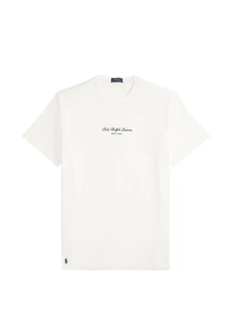 Polo Ralph Lauren logo-print crew-neck T-shirt White 711B26090002