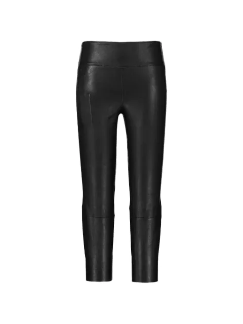 Sprwmn leather cropped legging Black CAP002LBLCK