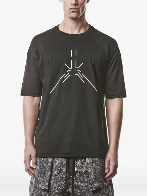 Thom Krom M TS 933 graphic-print T-shirt Black MTS933