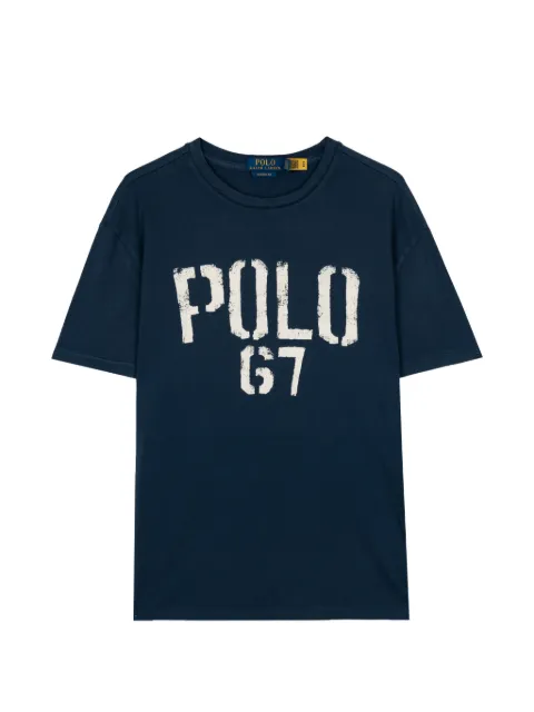 Polo Ralph Lauren logo-print T-shirt Blue 710B14574001