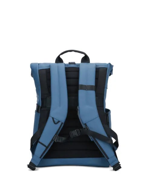 PIQUADRO roll-top logo-detail backpack Blue CA6291C2OW