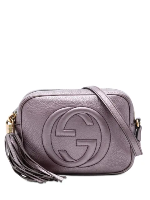 Gucci Pre-Owned 2016-2025 Metallic Leather Soho Disco crossbody bag Purple R4NO6BH5KK06P77T