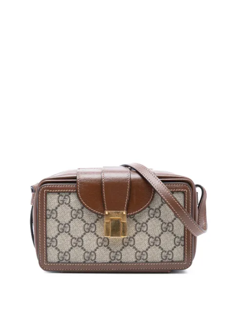 Gucci Pre-Owned 2000-2015 Mini GG Supreme Clasp crossbody bag Neutrals 6CTX2P76CSIWS2RP