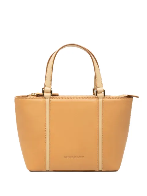 Burberry Pre-Owned 2000-2017 Leather tote bag Brown IRWLST0LMD5US1E6