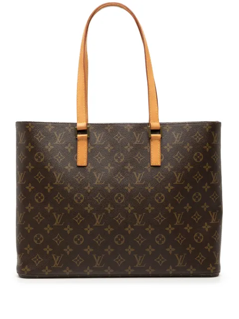 Louis Vuitton Pre-Owned 2001 Monogram Luco tote bag Brown 5QTQ28PRNXAFE8VB
