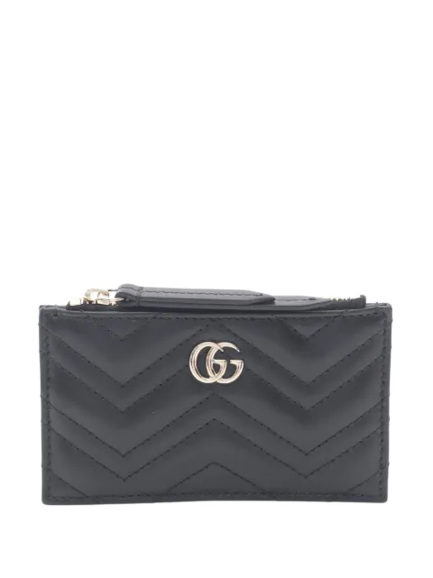Gucci Pre-Owned 2016-2026 GG Marmont coin pouch Black H93IZSJIZGFQ6L76
