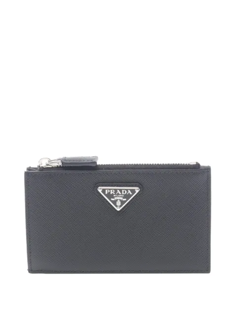 Prada Pre-Owned 2013-2026 Saffiano card holder Black 2UZS5VV9WF52TKE2