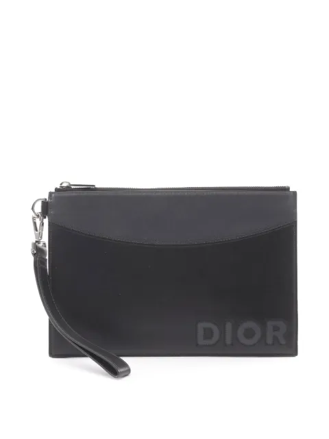 Christian Dior Pre-Owned 2010-2026 Leather clutch bag Black HYNMI1XZCIHYLC6A