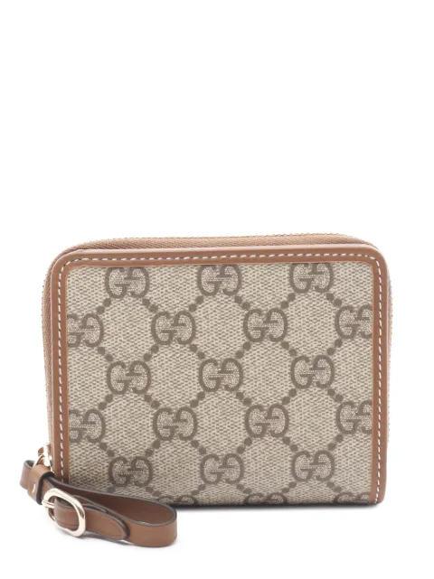 Gucci Pre-Owned 2016-2026 GG Surpeme Wallet small wallets Brown AFBRP3UPAQPCZ7VM