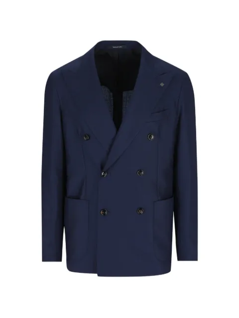 Tagliatore double-breasted peak-lapel jacket Blue 1SVS20K