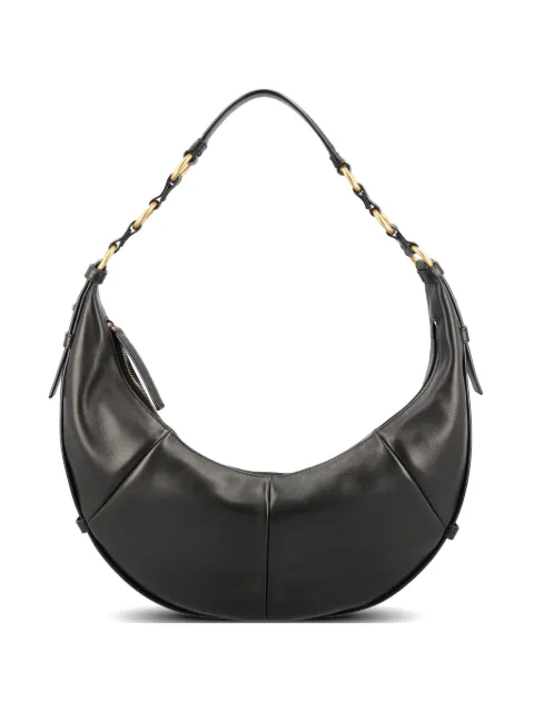 Saint Laurent Saharienne leather shoulder bag Black 862365AAGDF