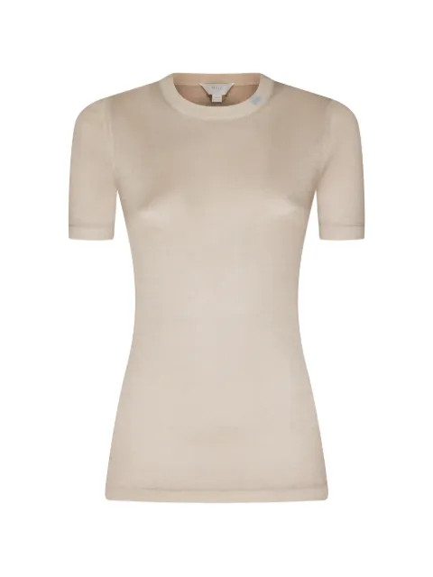 Malo short-sleeves cashmere top Neutrals DXA396F1I41E3294